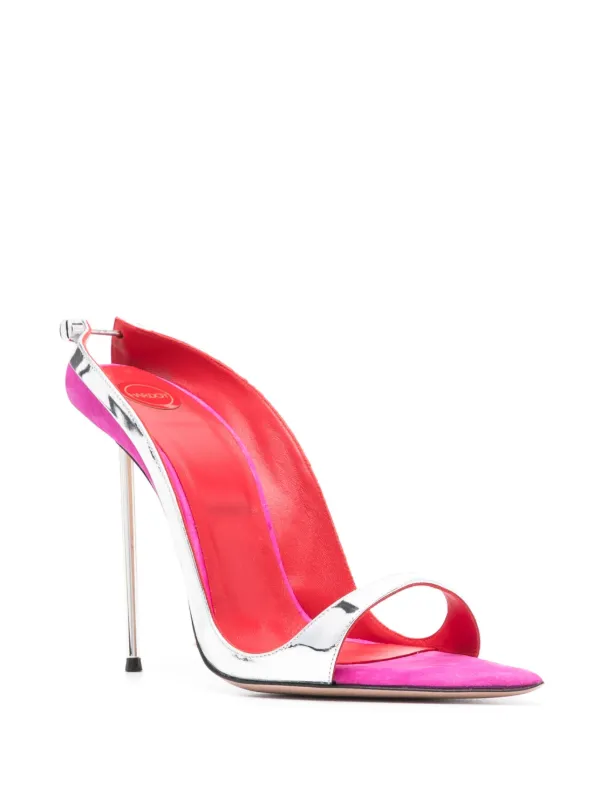 サンダル・ミュール VIVETTA Women Sandals 19505LBCRED Red HARDOT 110mm Leather Sandals | Red | FARFETCH