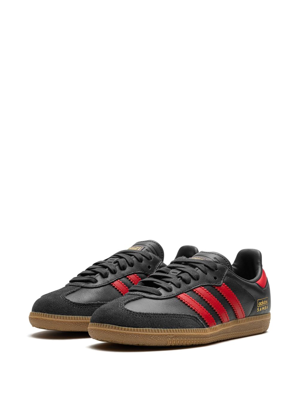 adidas Samba OG "Carbon Better Scarlet" sneakers Zwart