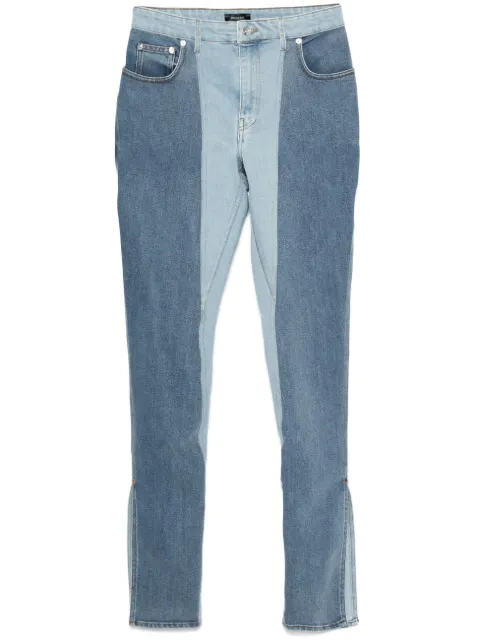 Mugler bi-color skinny jeans