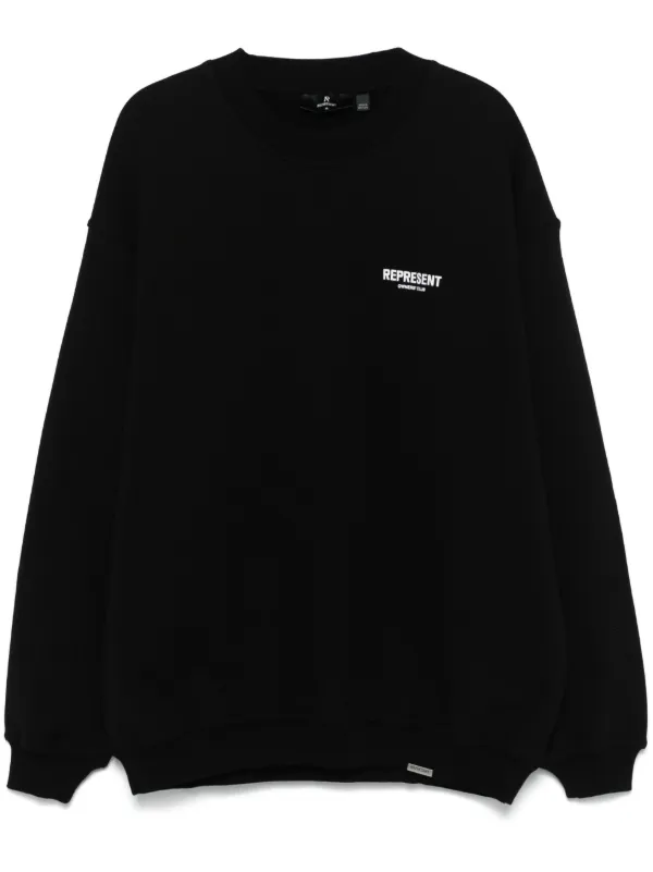Represent Owners Club Sweatshirt Black FARFETCH IE