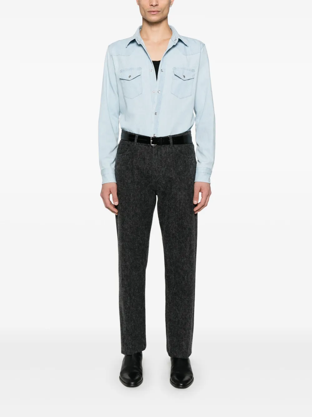 TOM FORD Denim overhemd - Blauw