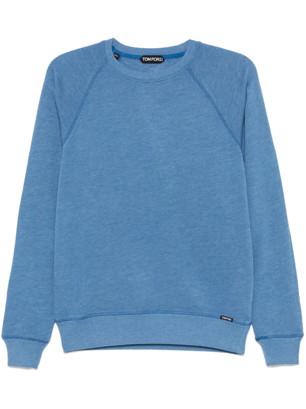 TOM FORD Sweater met logopatch Blauw