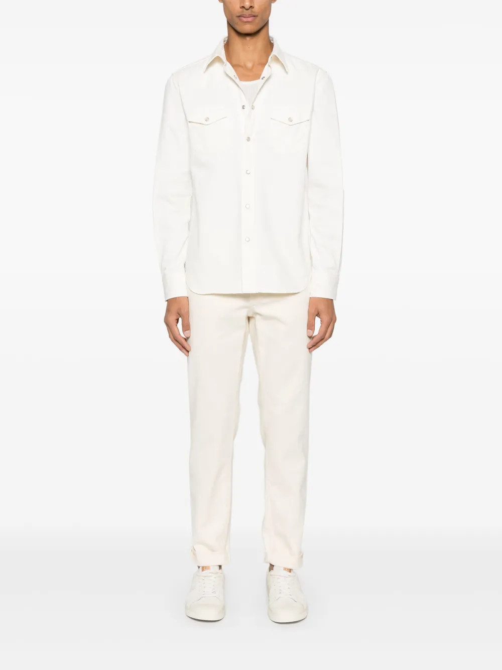 TOM FORD Cowboy overhemd - Beige
