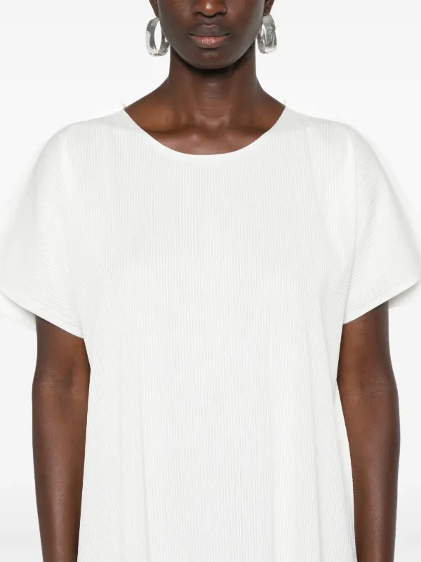 Pleats Please Issey Miyake A-Poc Form Ribbed Midi Dress