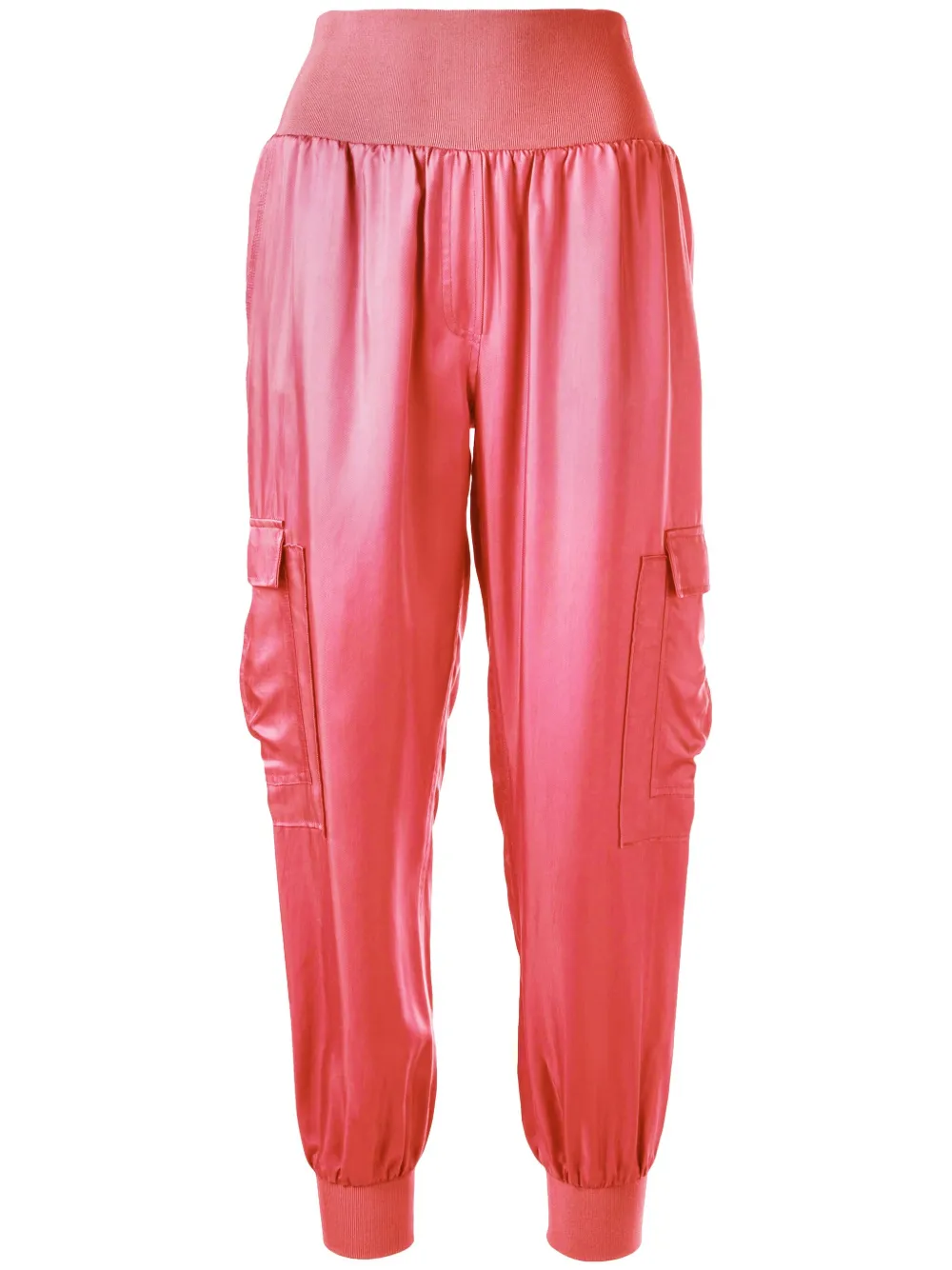 Cinq À Sept Giles Tapered Cargo Track Pants In Pink