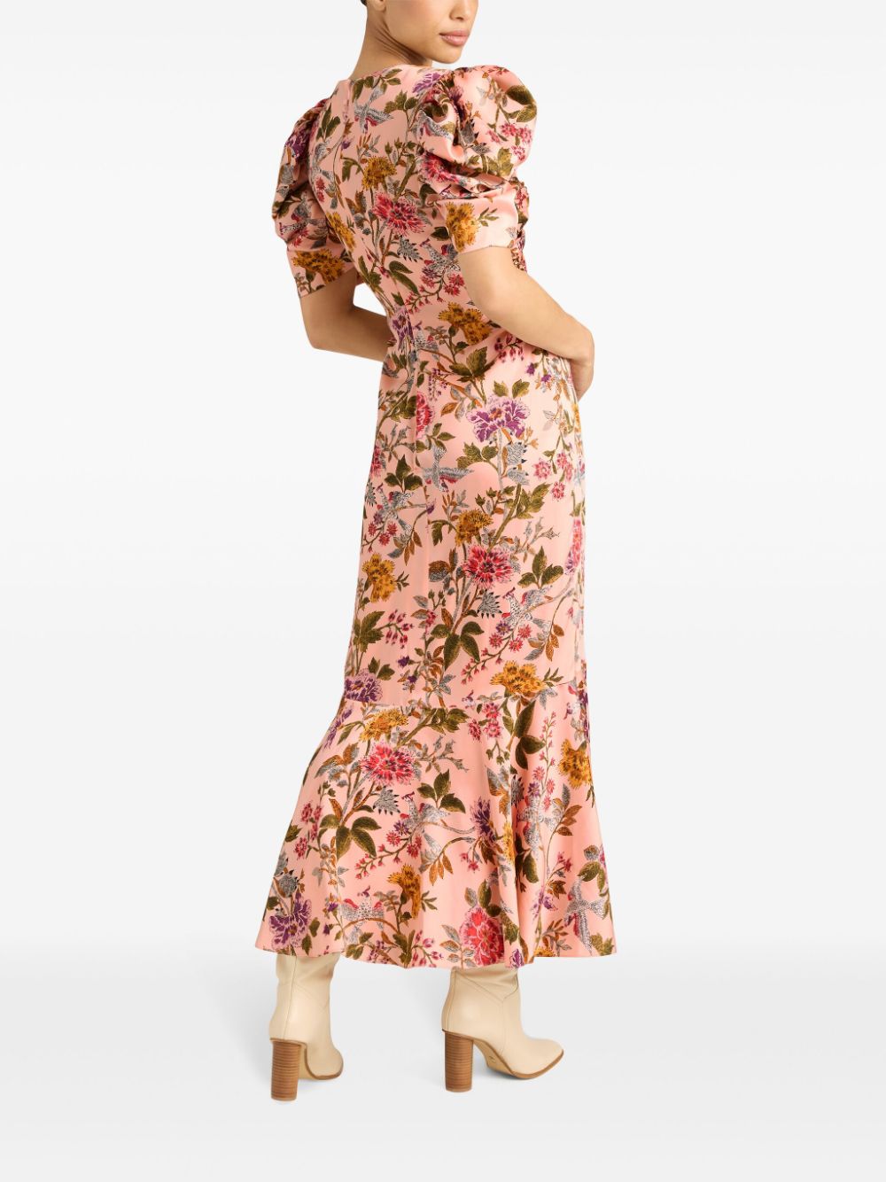 Cinq A Sept Wilma jurk met bloemenprint - Roze