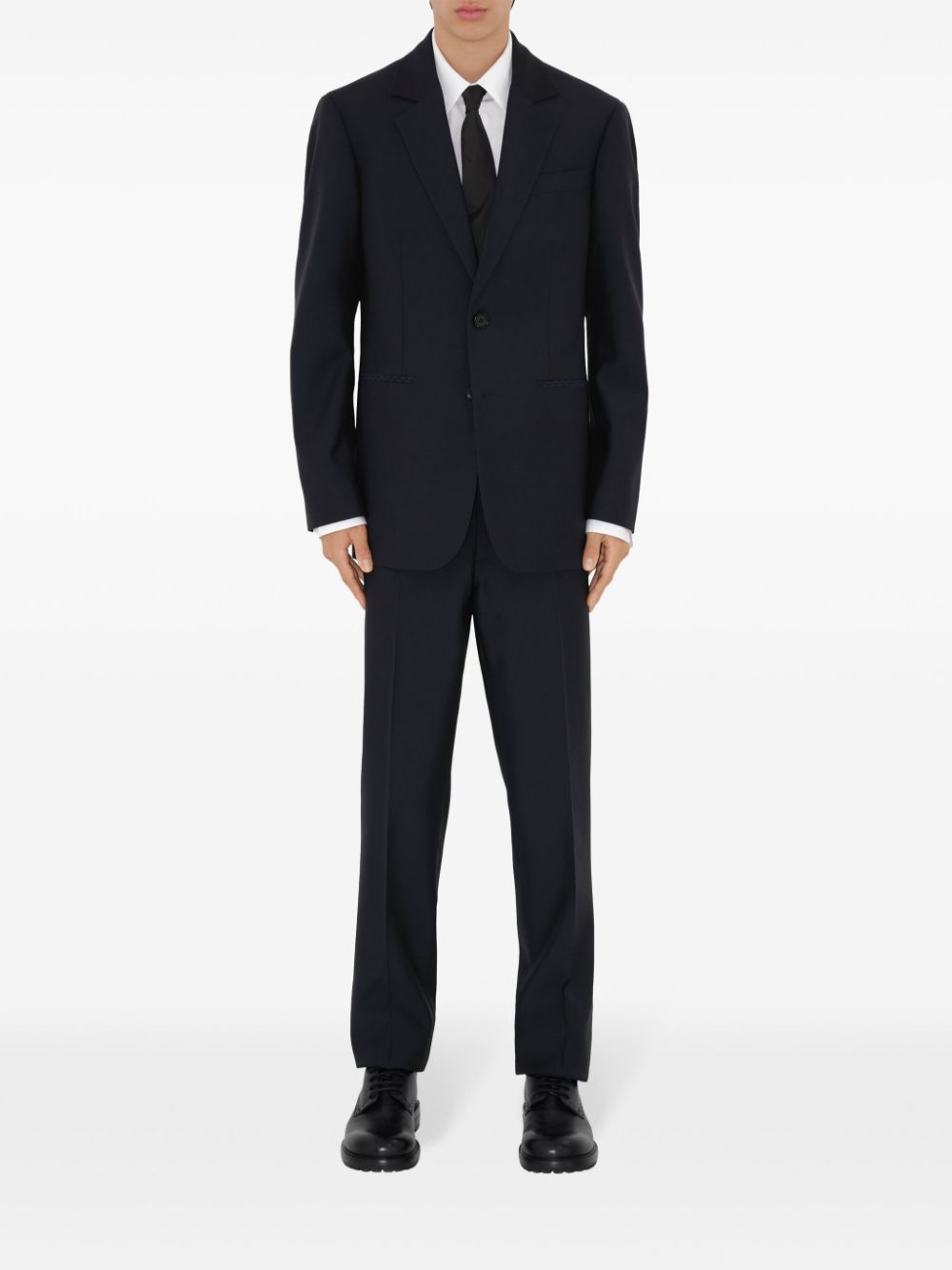 Burberry wool tailored trousers - Blauw