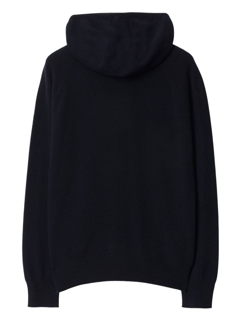 Shop Burberry Cashmere Zip-up Hoodie In Blue