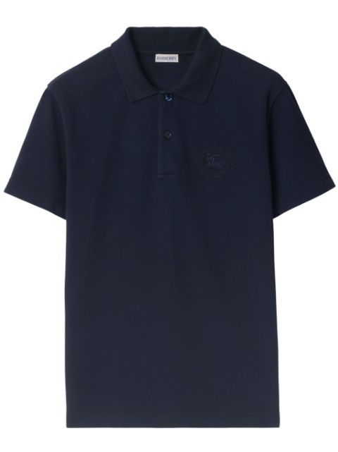 Burberry EDK-embroidered cotton polo shirt Men