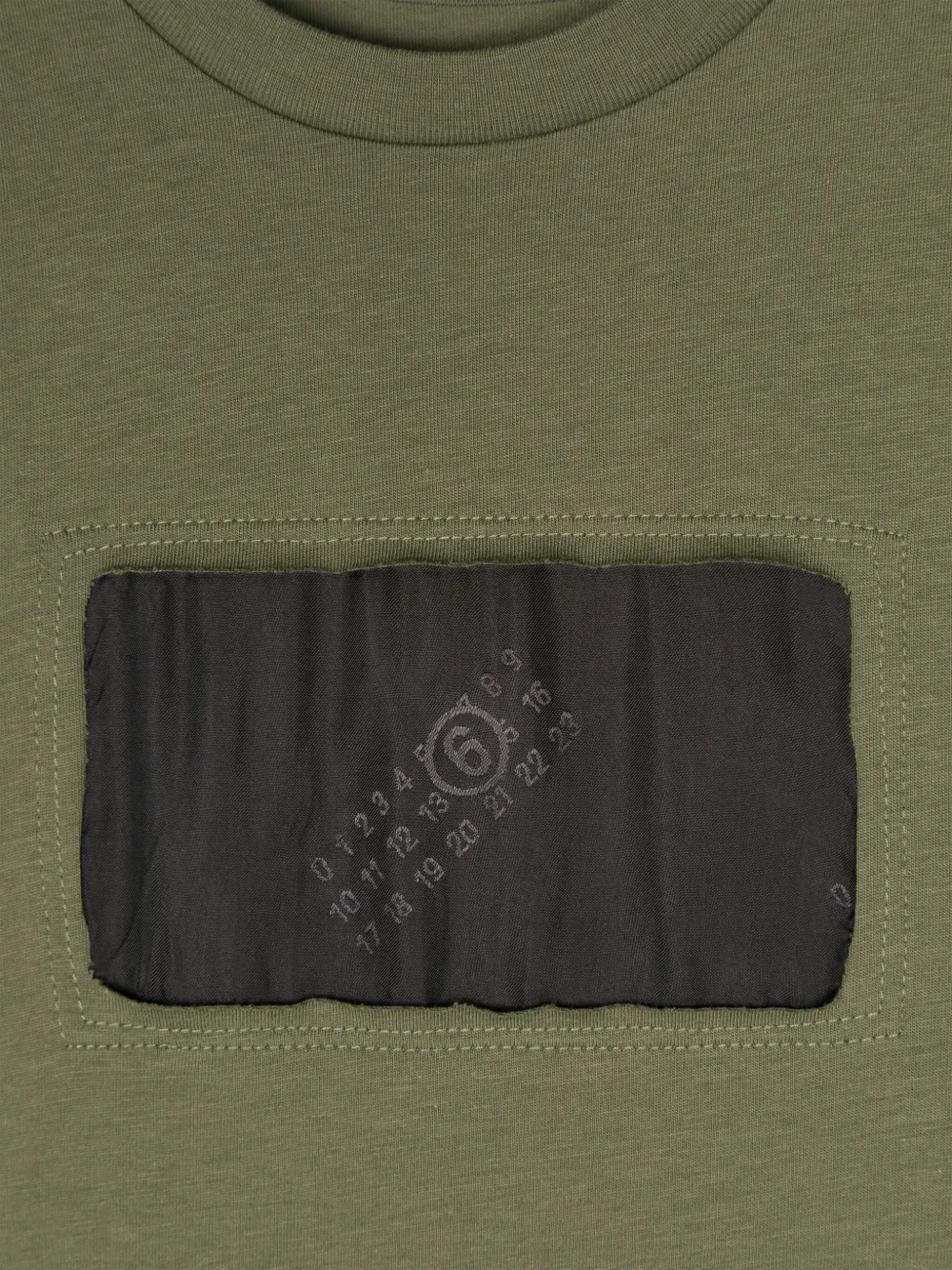 MM6 Maison Margiela Kids Sweater met patch Groen