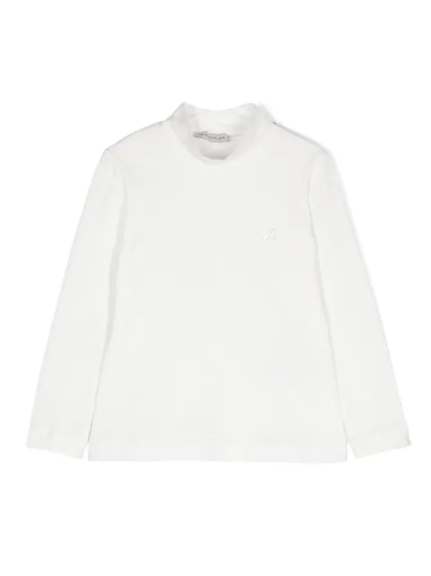 Monnalisa logo-appliqué T-shirt