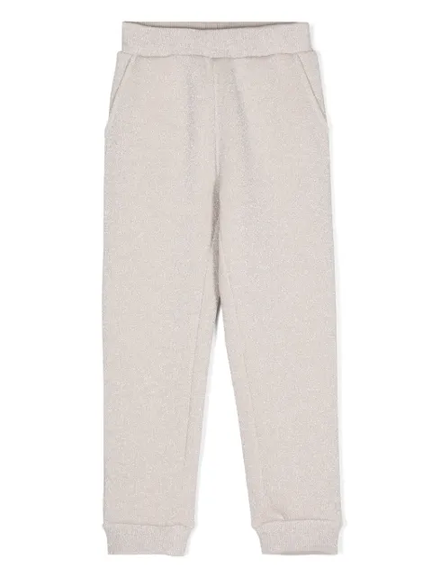 Monnalisa bow-detail track pants