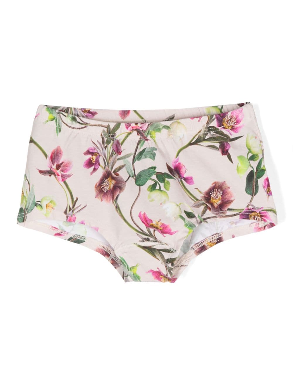 Molo Twee jersey boxershorts met bloemenprint - Roze