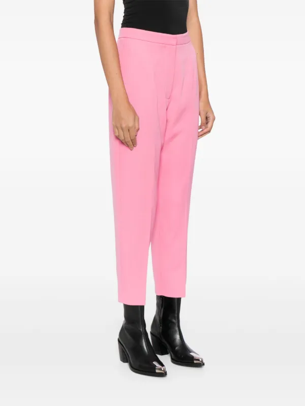 【関税&送料込】Alexander Mcqueen Pink Regular Trousers With Alexander McQueen Regular Tailored Trousers | Pink | FARFETCH BN