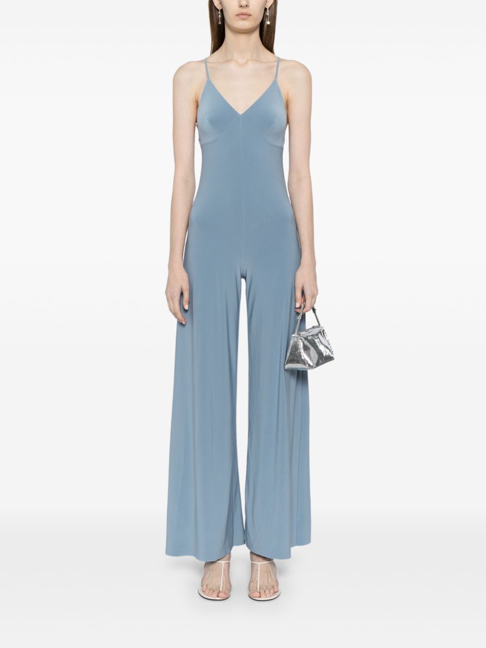 Norma Kamali Slip jumpsuit - Blue