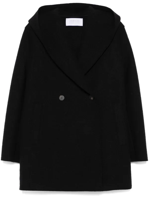 Harris Wharf London double breasted Coat Black FARFETCH PH