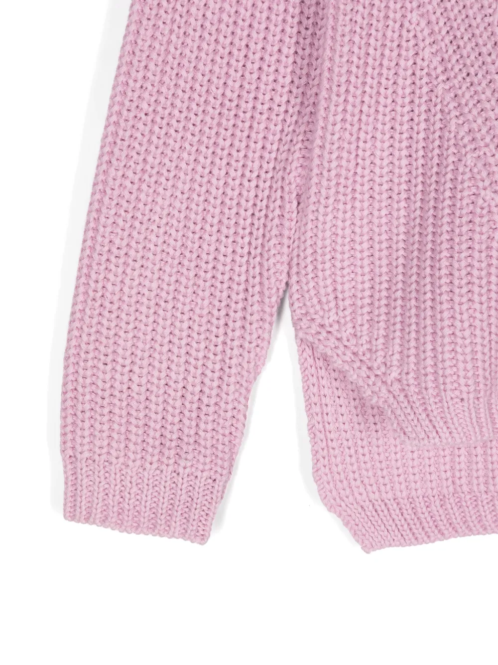 Molo Katoenen trui met splitten aan de zijkant Roze