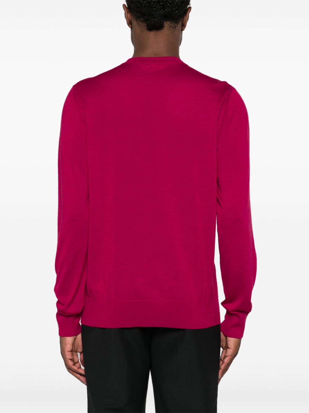 DSQUARED2 logo-plaque fine-knit jumper Men