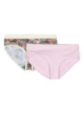 Molo leaves-print brief (set of two) - Pink