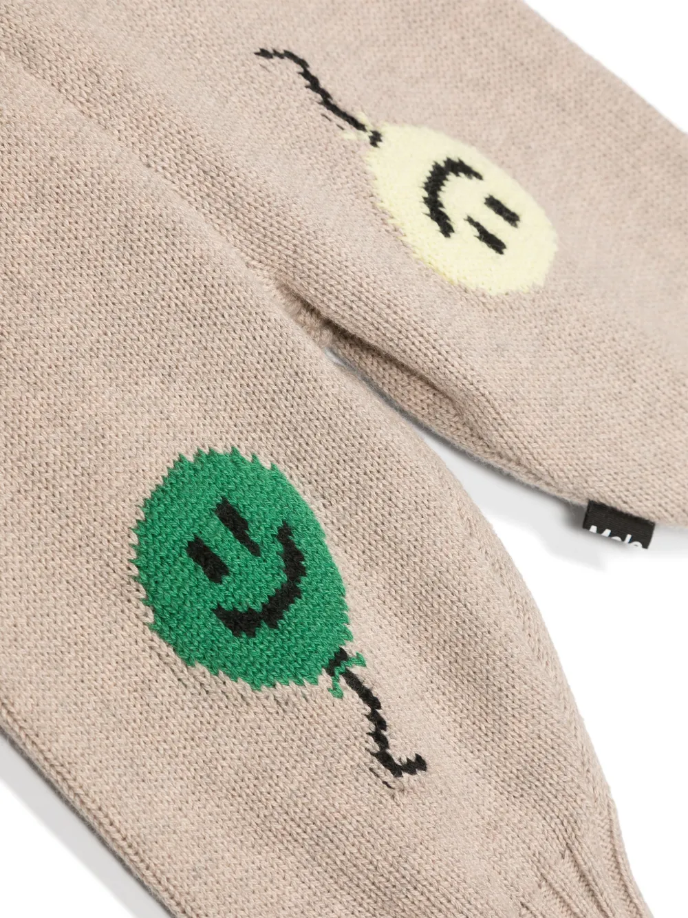 Molo Ballonnen intarsia legging Beige