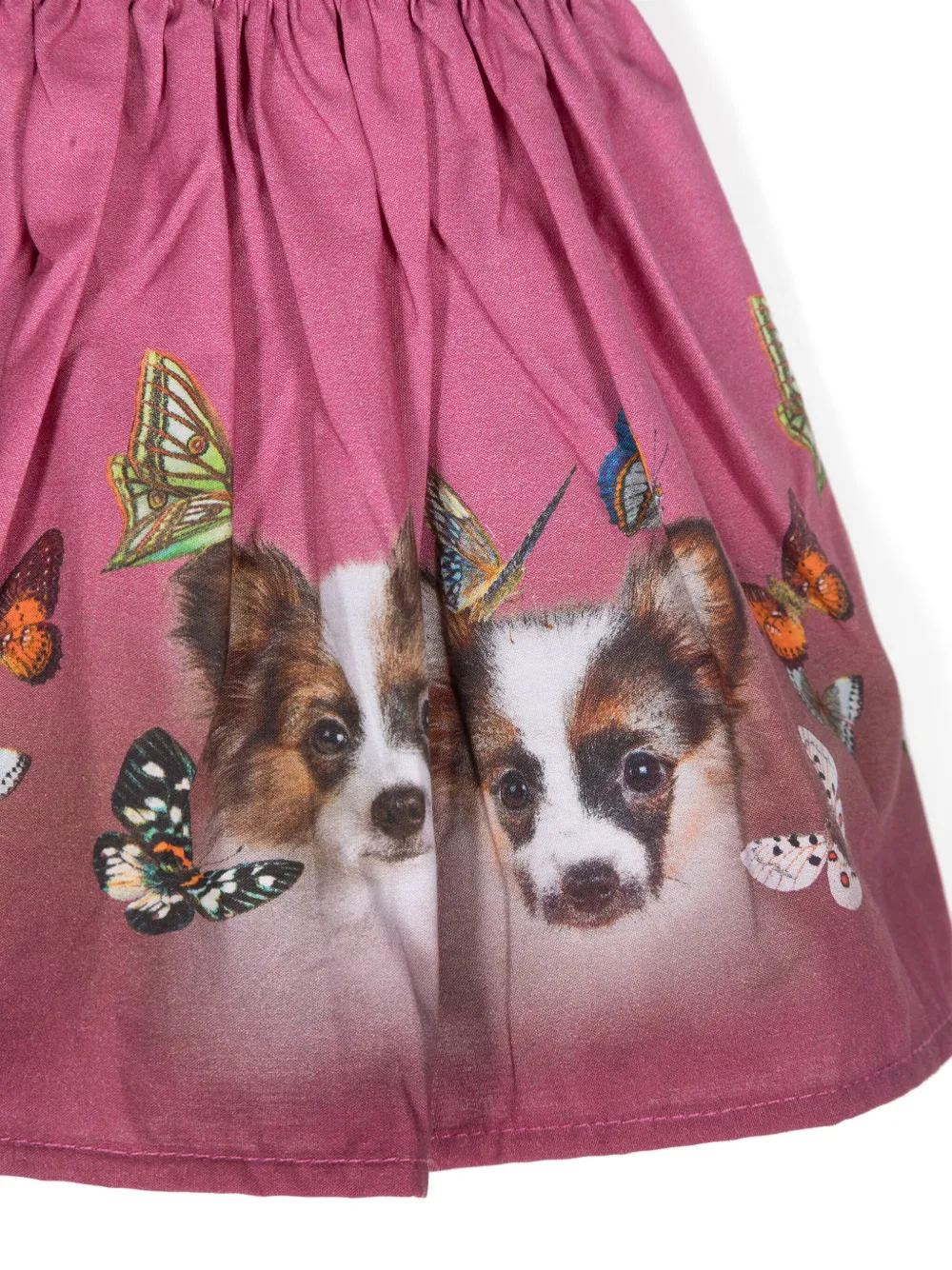 Molo Flared jurk met print Roze