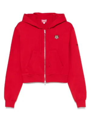 DSQUARED2 ジップアップ ロゴパーカー | レッド | FARFETCH JP