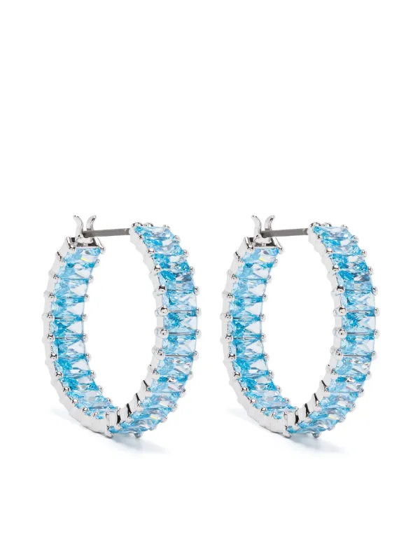 Swarovski Matrix フープピアス | シルバートーン | FARFETCH JP
