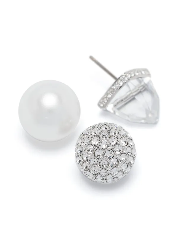 Swarovski Lucent Stud Earrings | Silver | FARFETCH