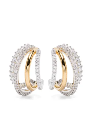 Swarovski Hyperbola フープピアス | FARFETCH JP