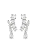 Swarovski Matrix drop earrings - Silver