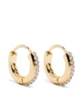 Swarovski mini Matrix hoop earrings - Gold