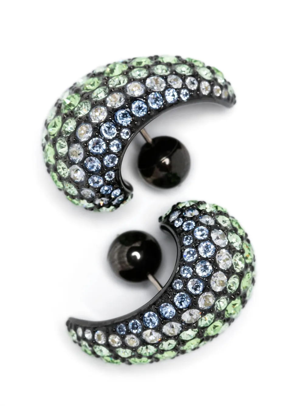 Swarovski Aretes De Clip Sublima | Negro | FARFETCH MX