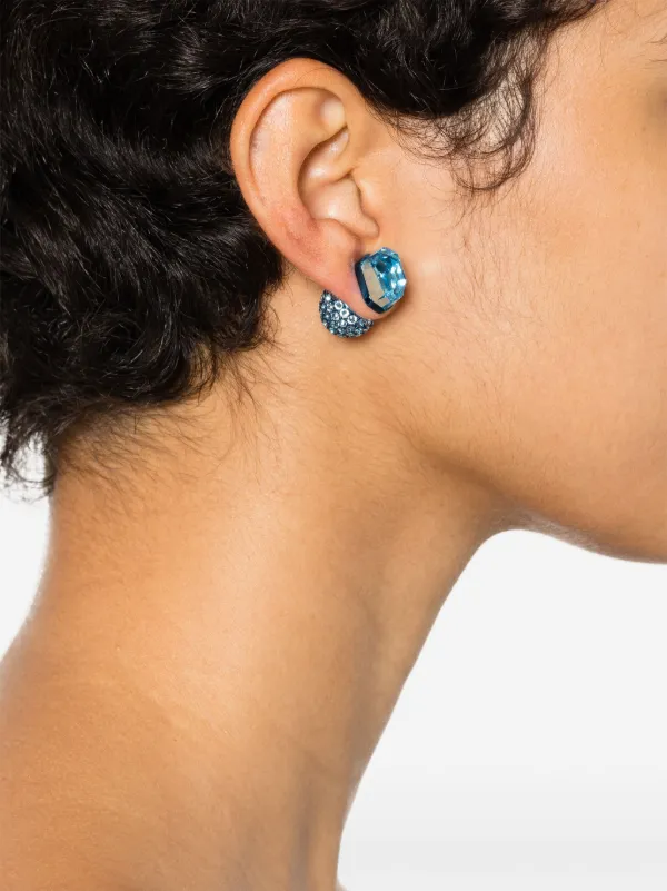 Swarovski Lucent Stud Earrings | Blue | FARFETCH
