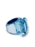 Swarovski Lucent motif ring - Blue