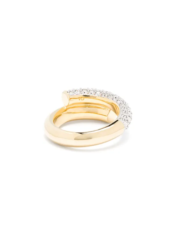 Swarovski Dextera crystal-embellished Ring | Gold | FARFETCH