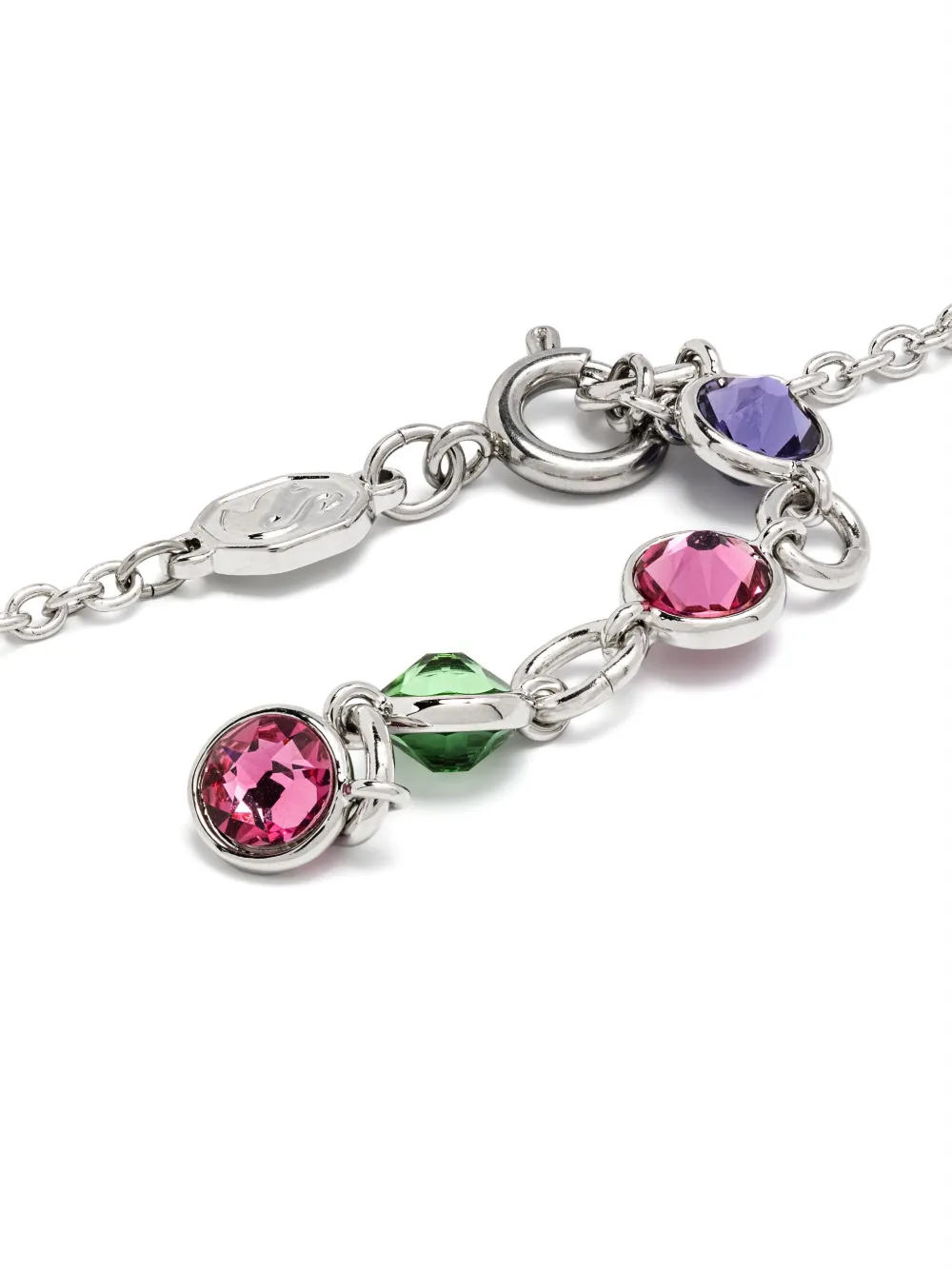 Swarovski Crystal Mixed Cuts Gema Necklace In Silver