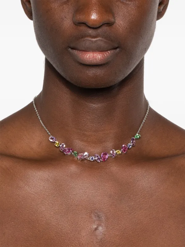 Swarovski Gema クリスタル ネックレス | シルバートーン | FARFETCH JP