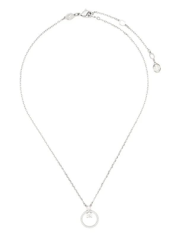<未使用>constella Swarovski ネックレス　シルバー SWAROVSKI ネックレス 「公式」「スワロフスキー」Constella Y字