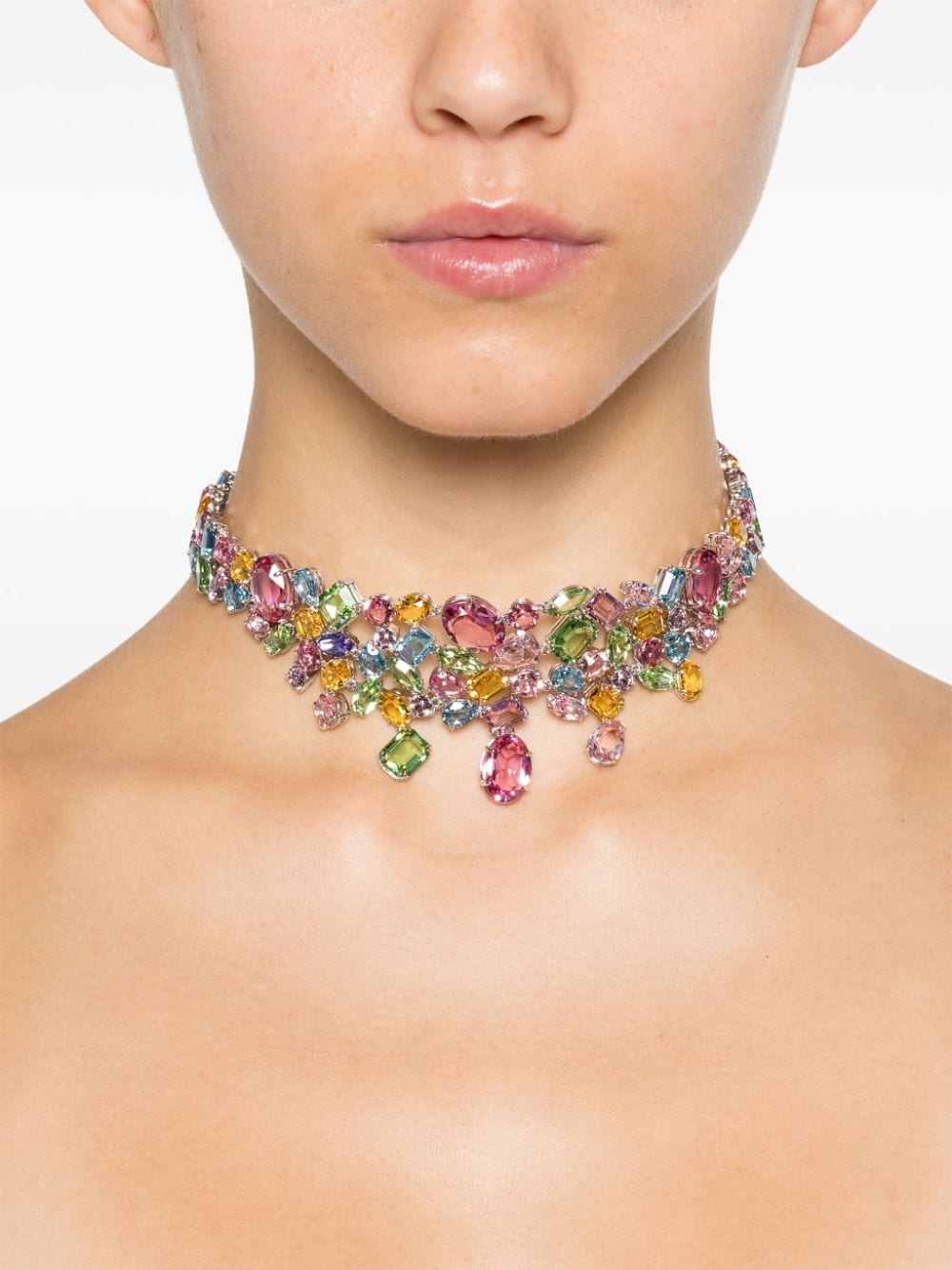 Swarovski Gema necklace - Zilver