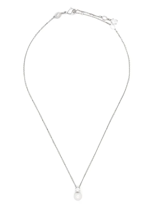 Swarovski Matrix pearl-pendant Necklace | Silver | FARFETCH JO