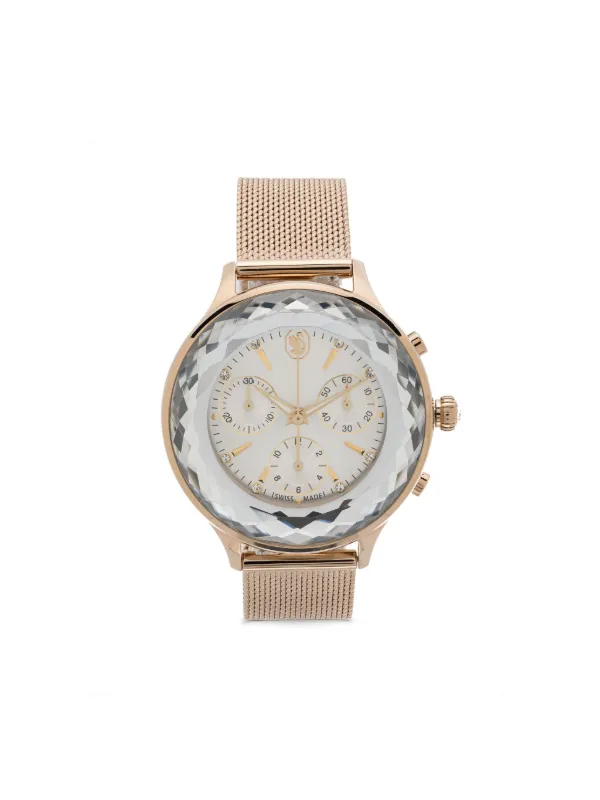Swarovski Nova クロノ 37mm 腕時計 | ホワイト | FARFETCH JP
