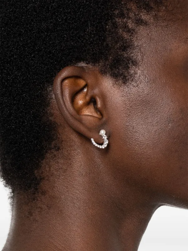 Swarovski Matrix ピアス | シルバートーン | FARFETCH JP