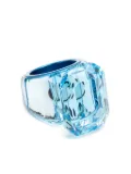 Swarovski Lucent crystal cocktail ring - Blue