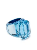 Swarovski Lucent crystal cocktail ring - Blue