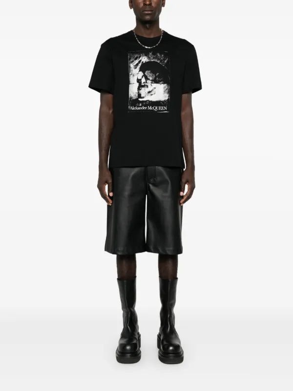 ★関税込★ Alexander McQUEEN スカル Tシャツ Alexander McQueen スカルプリント Tシャツ | ブラック