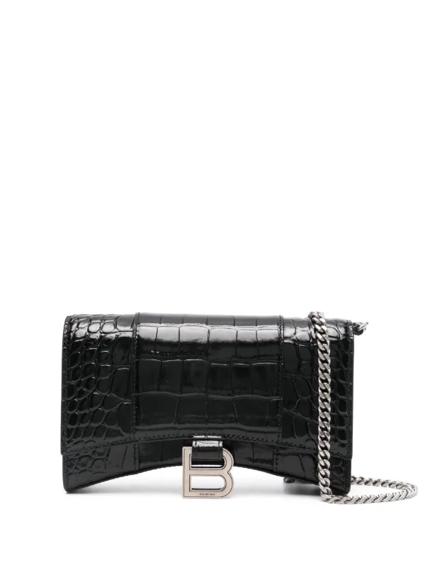 Balenciaga leather crossbody bag sale