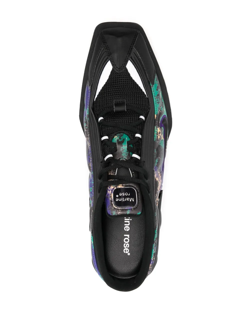 Martine Rose X Nike Shox Mr4 Sneakers In Black
