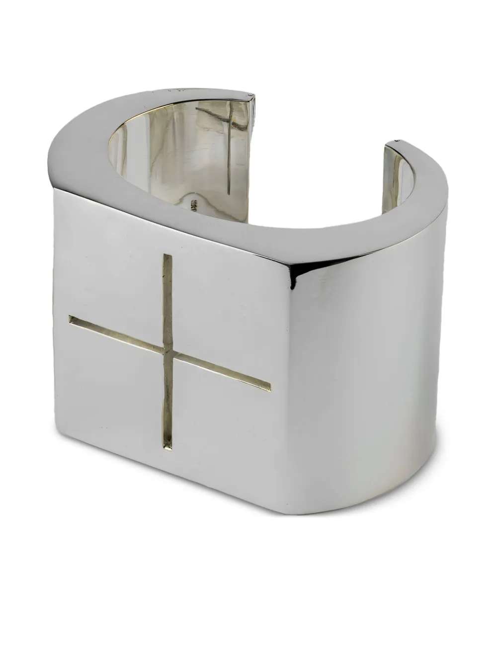 Parts of Four silver-plated Crescent Plane cuff bracelet | Damen | Image 2