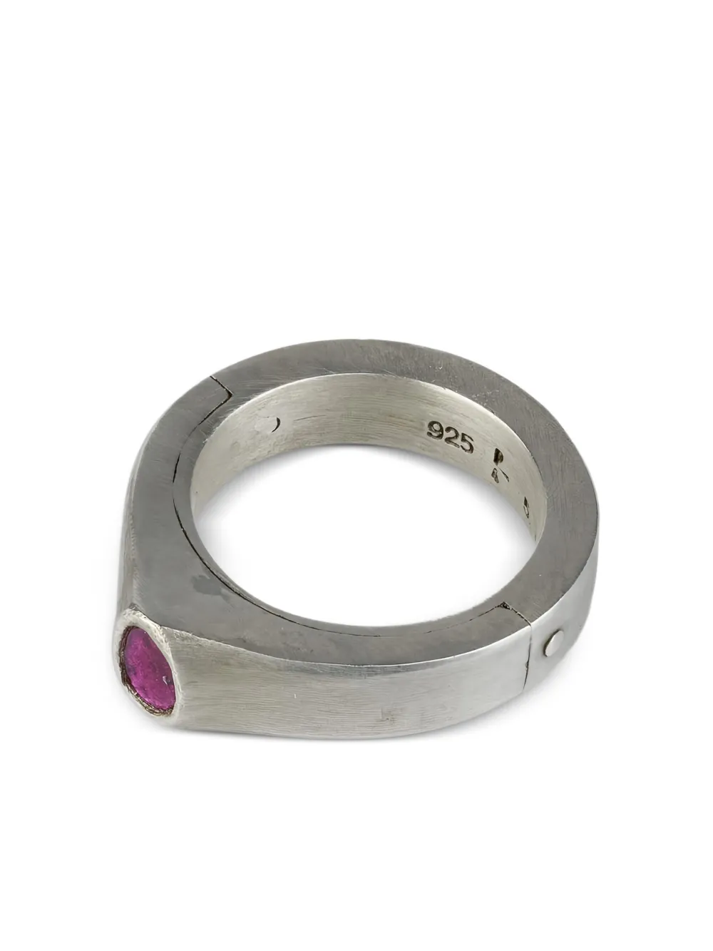 Parts of Four Stigma ruby-set silver ring | Women | Image 2