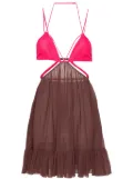Nensi Dojaka cut-out mini dress - Pink